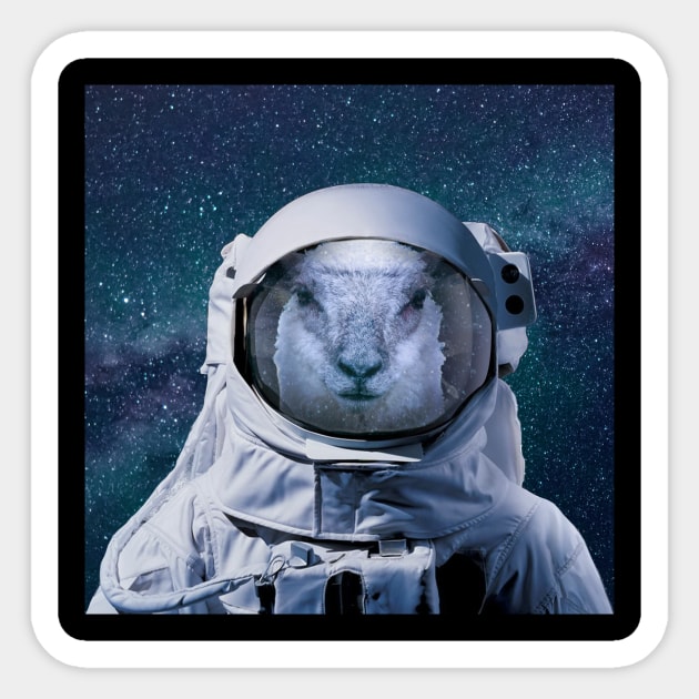 Spacey Sheep Sticker by valmirgashi